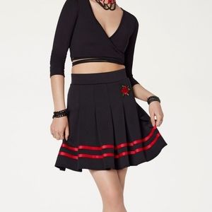 Pleated Rose Icon Skirt, 1X